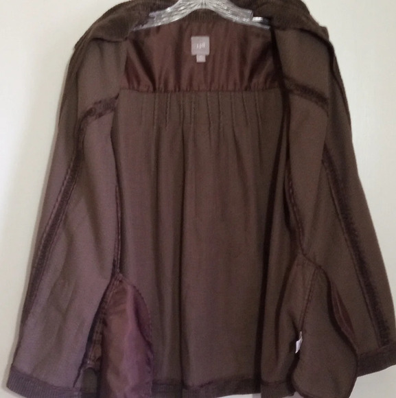 J Jill dark brown corduroy swing barn jacket - Picture 11 of 11